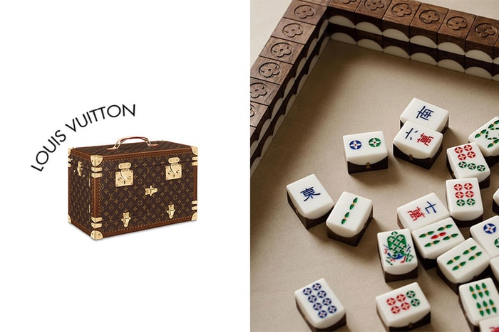 每個細節都迷人：在經典行李箱中，裝的竟然是 Louis Vuitton 奢華麻將組合！