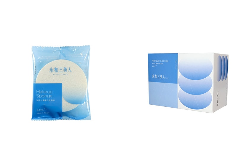 MIT BEAUTY THREE Makeup Sponge Taiwanese Brand