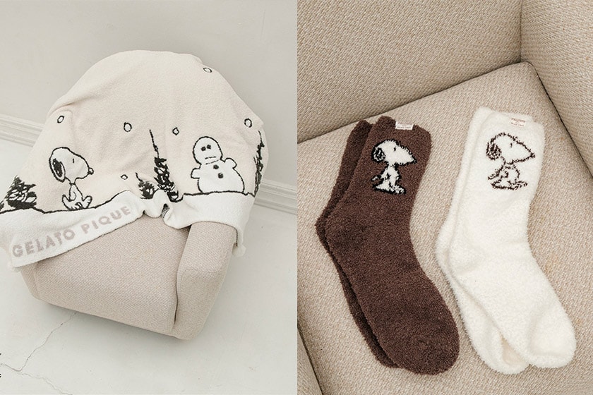 gelato pique x Snoopy homewear 2021 Winter Collaboration