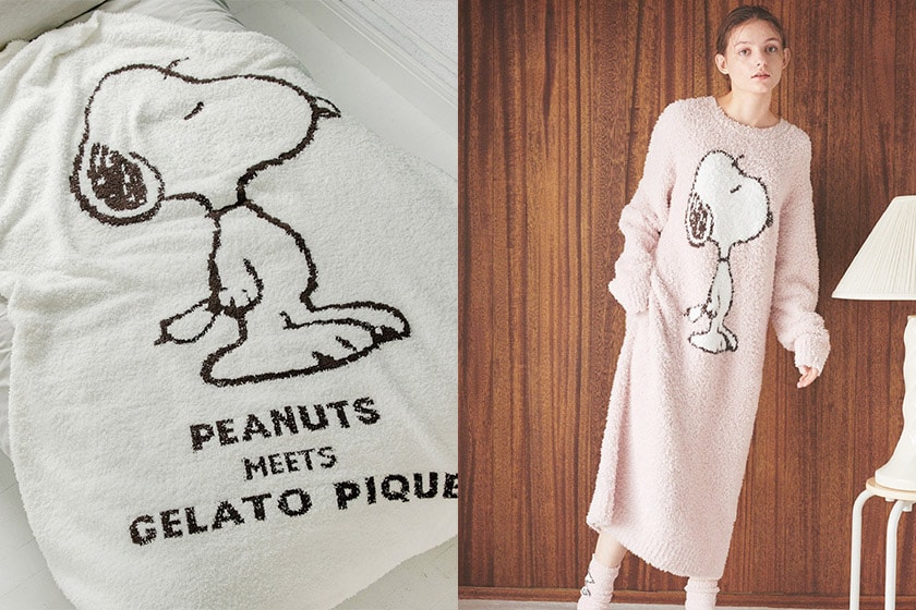 gelato pique x Snoopy homewear 2021 Winter Collaboration