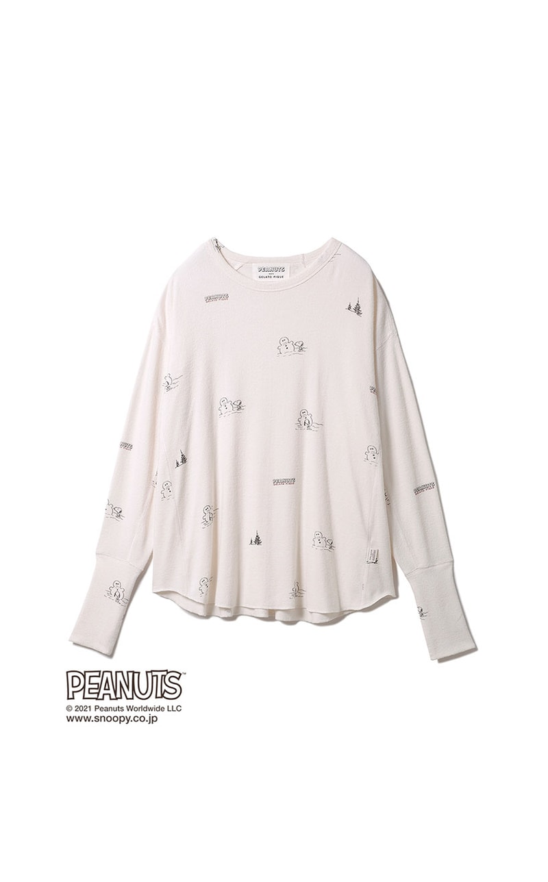 gelato pique x Snoopy homewear 2021 Winter Collaboration