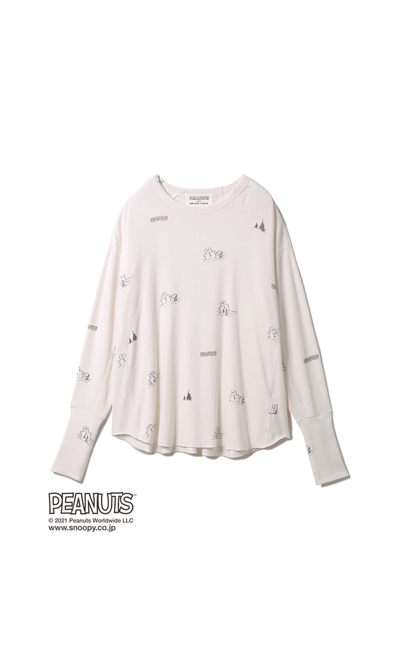 gelato pique x Snoopy homewear 2021 Winter Collaboration