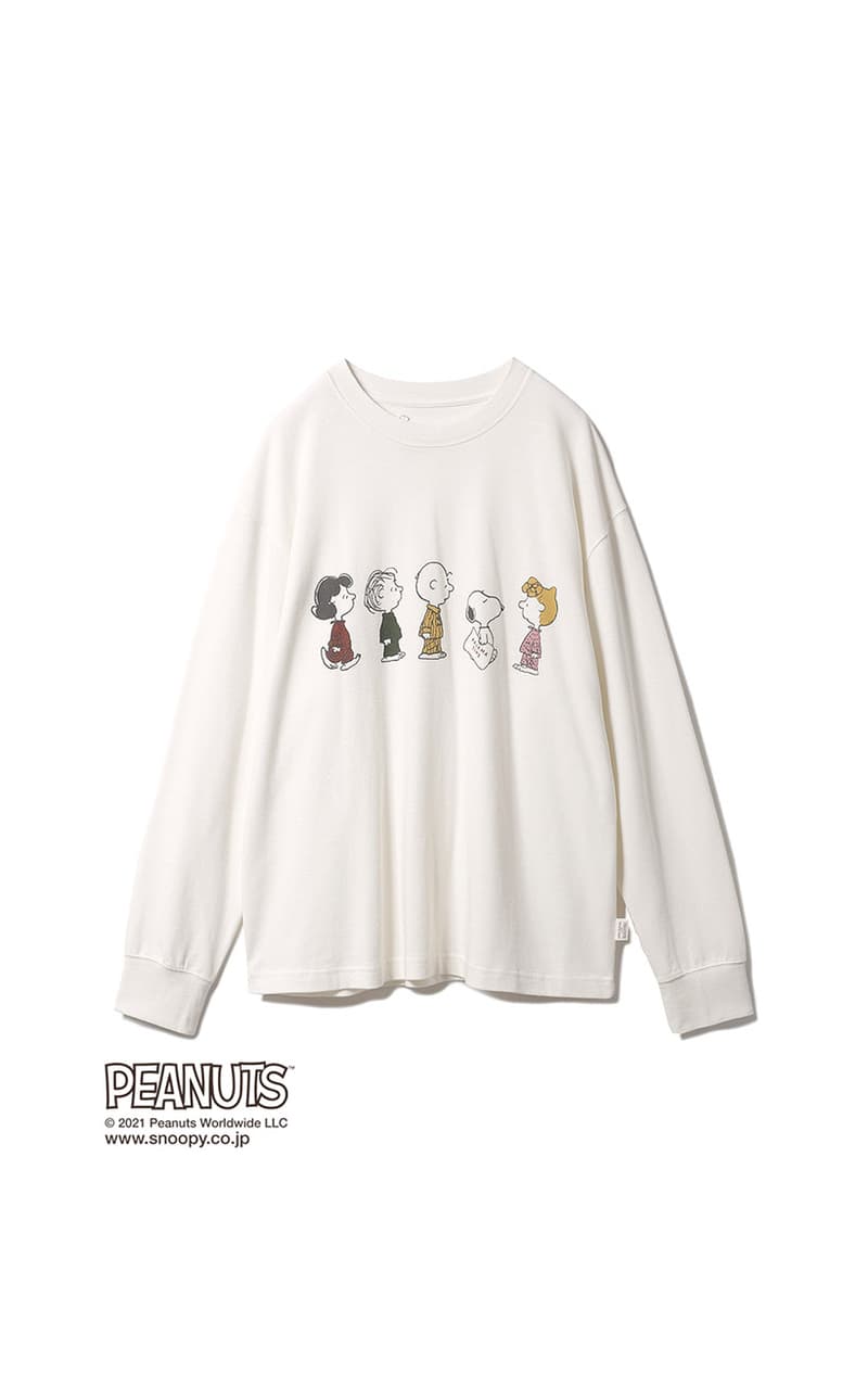 gelato pique x Snoopy homewear 2021 Winter Collaboration