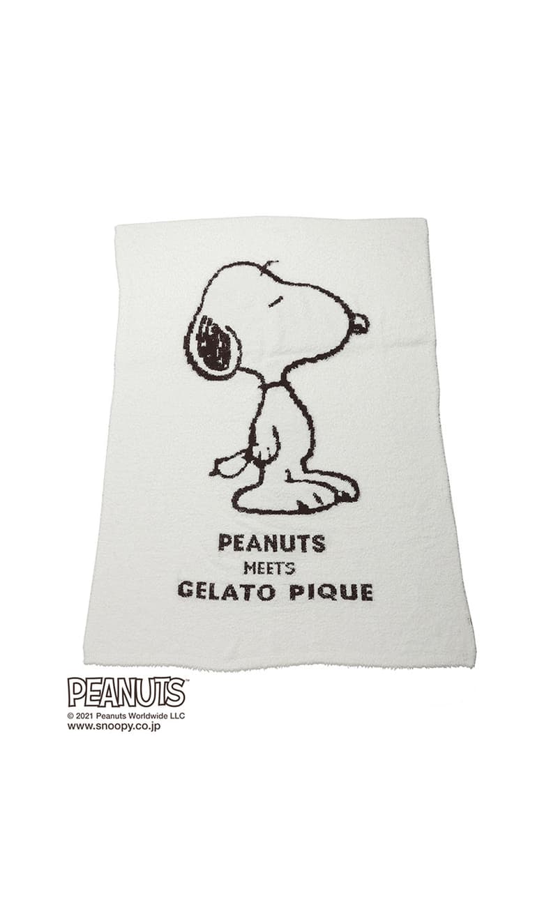 gelato pique x Snoopy homewear 2021 Winter Collaboration