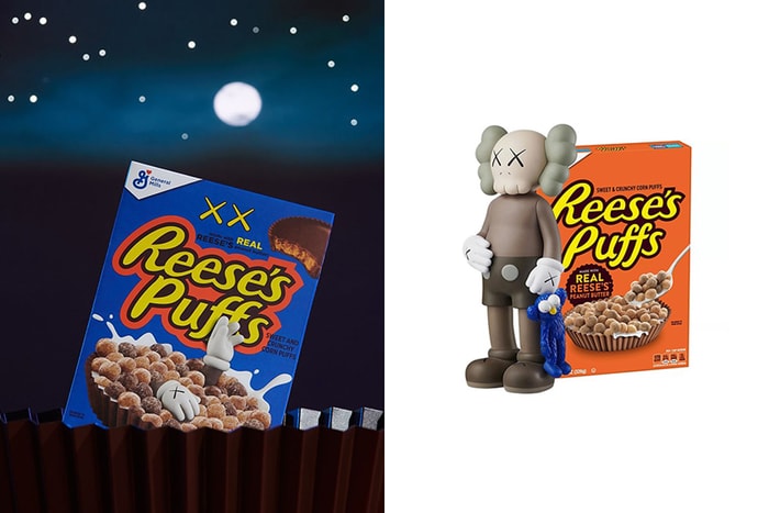 當 Companion 泡在早餐麥片中:KAWS 驚喜聯名 Reese’s Puffs 推出特別版包裝!