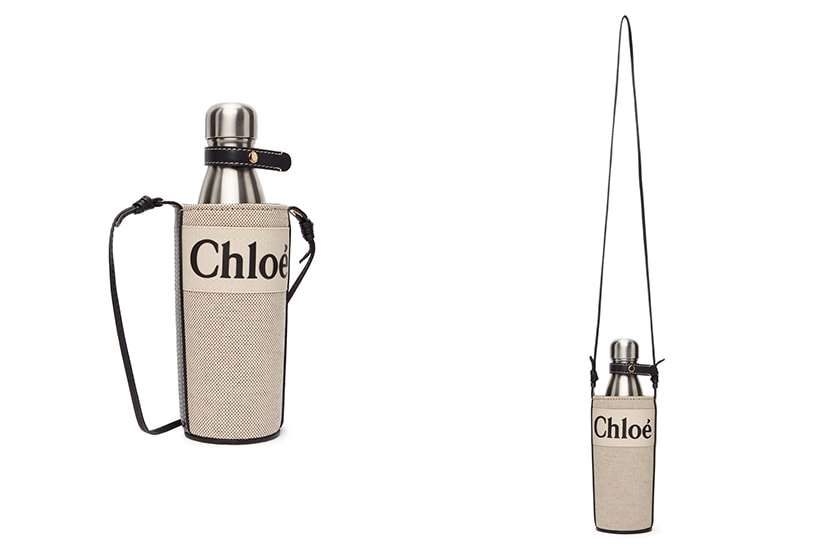 Chloee Brown Beige Beige Water Bottle Bag