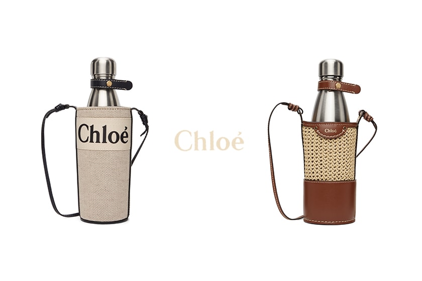 Chloee Brown Beige Beige Water Bottle Bag