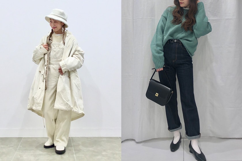 GU Low gauge crew neck sweater 2021 fw Outfit