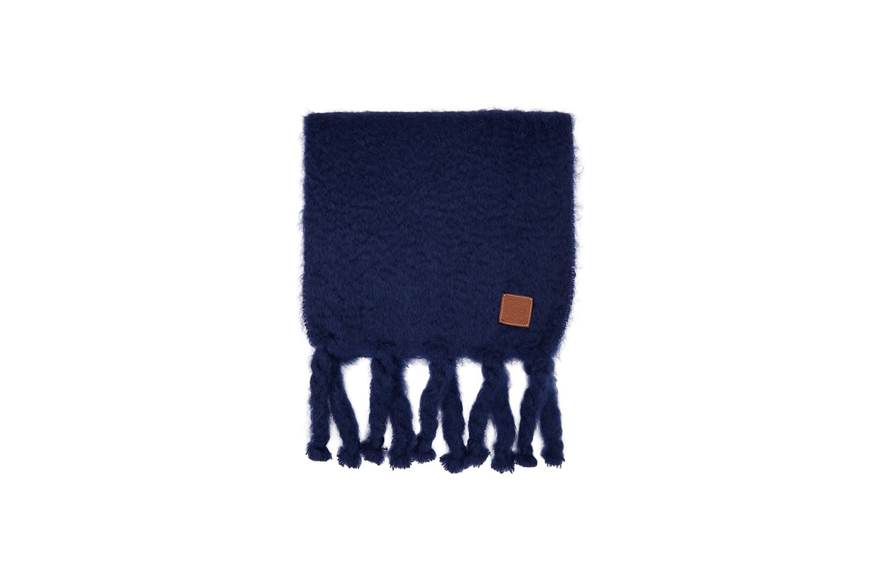 Acne Studios Multicolor Tartan Scarf Loewe Mohair Scarf