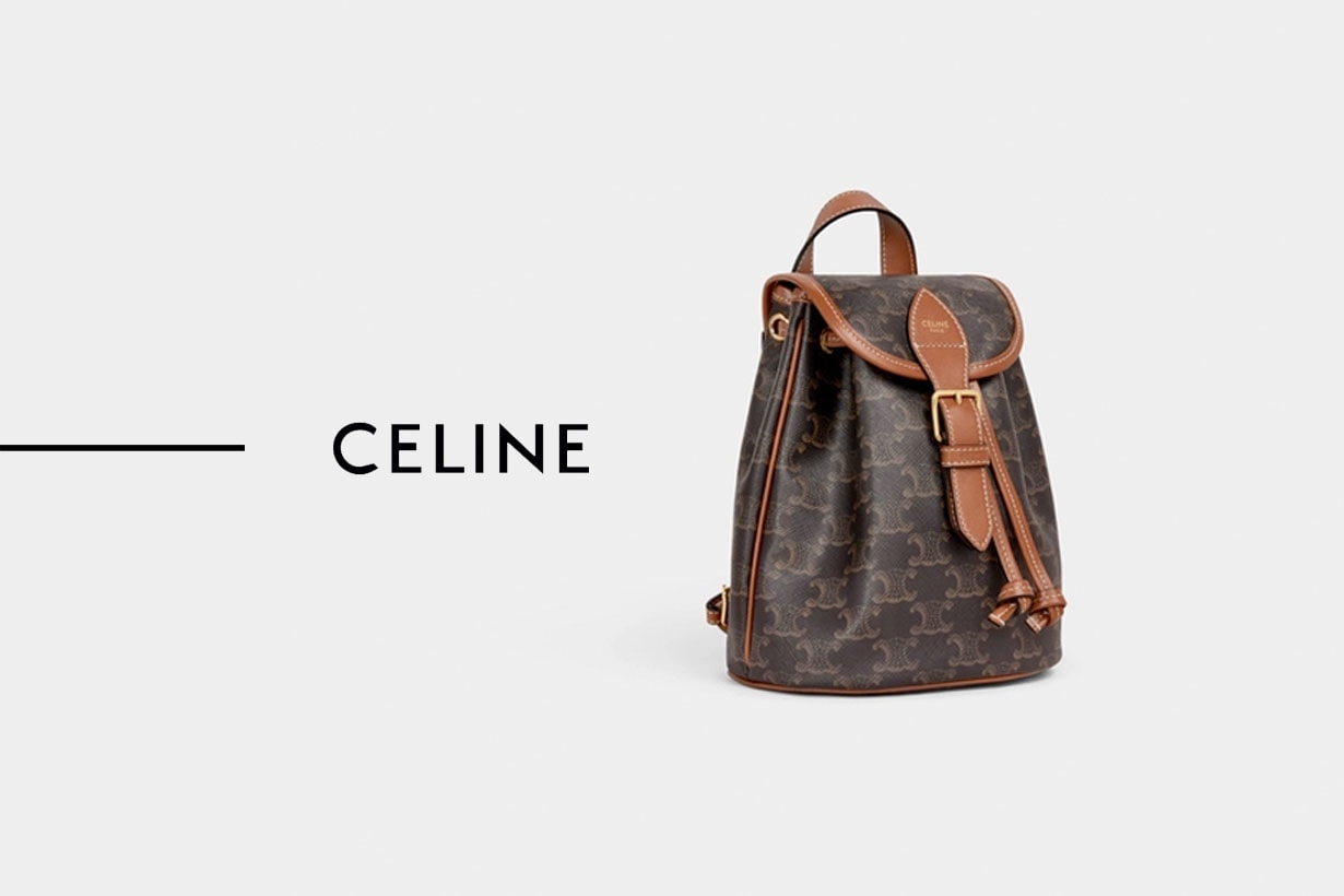 celine triomphe folco backpack new 2021