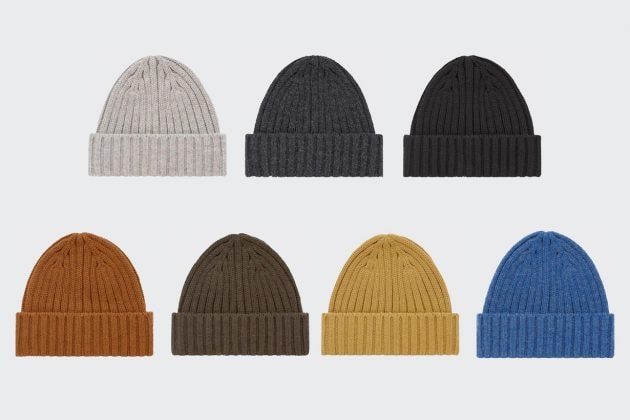 uniqlo heattech beanie colorful winter fall 2021