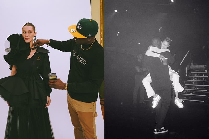 virgil abloh bella hadid brother sister friendship for life