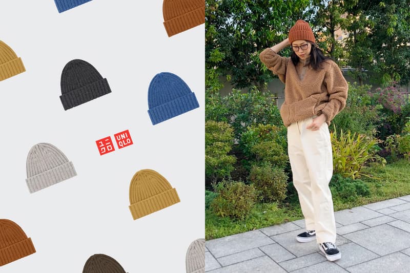 uniqlo heattech beanie colorful winter fall 2021