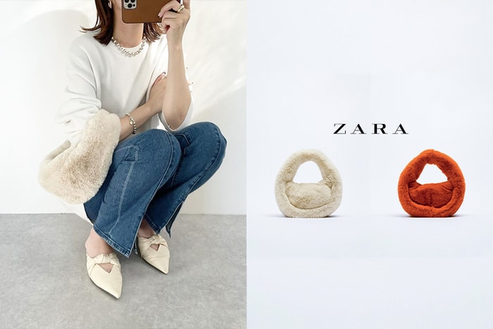 屬於秋冬的可愛！Zara 這款毛茸茸手挽袋正悄悄被日本女生收藏