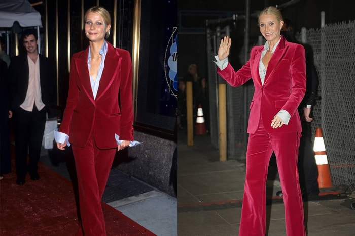 與 25 年前一模一樣...... Gwyneth Paltrow 穿上 Gucci 那套西裝!