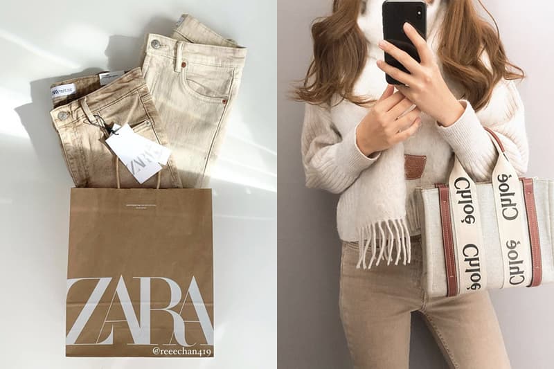 ZARA jeans 2021fw japanese girl