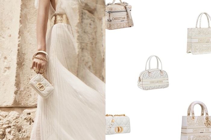 美得夢幻:Dior 2021 聖誕系列,經典手袋換上淡雅米白色!
