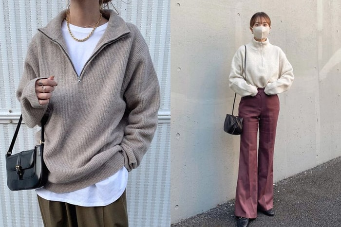 UNIQLO 半拉鍊毛衣,柔軟面料默默被時髦女生加到購物車!