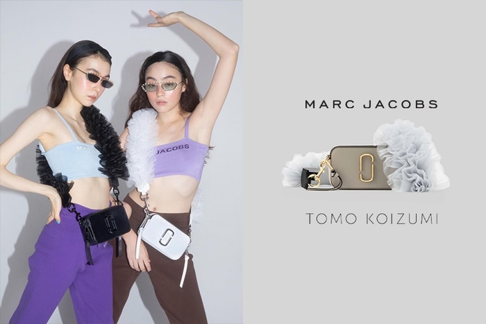 為經典相機袋加上夢幻的彩色薄紗，Marc Jacobs X Tomo Koizumi 推出可愛的聯名系列！