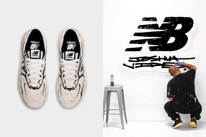 奶白波鞋沾上率性潑墨:New Balance 與藝術家 Joshua Vides 聯手推出全新系列!