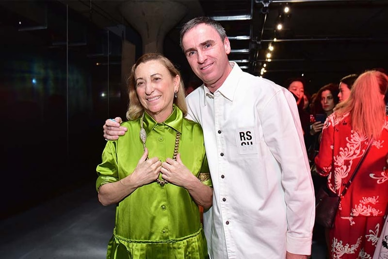 Miuccia Prada Raf Simons