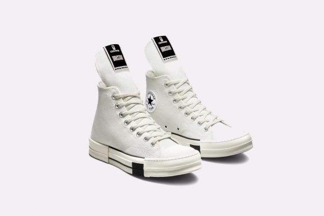 rick owens converse DRKSTAR second collab 2021 again SS14 Ramones chuck 70