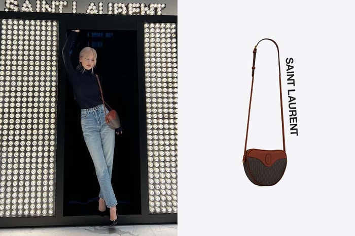 一顆可愛的愛心：Rosé 最新造型中的這個 Saint Laurent 手袋，或成下一個 IT bag！