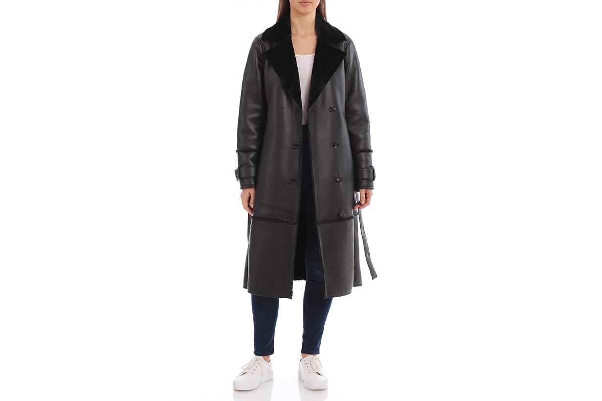 shearling coat 2021 fashion trend