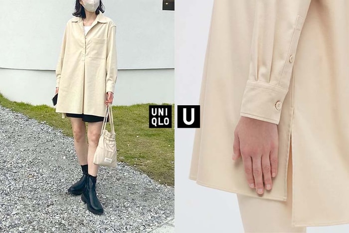 簡約幹練的中性美：Uniqlo U 這款法蘭絨長版襯衫為何被日本女生搶購一空？