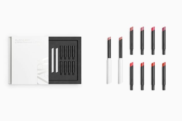 zara beauty full edit brushes lipstick matte satin demi
