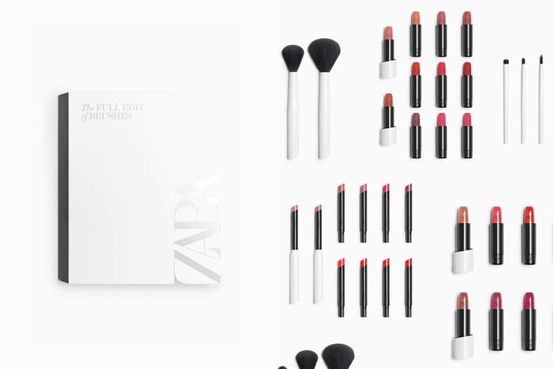 zara beauty full edit brushes lipstick matte satin demi