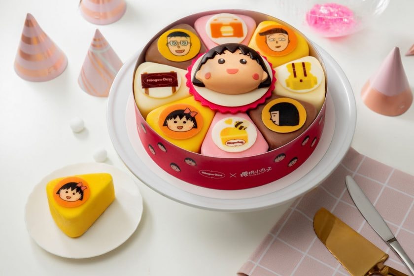 Häagen-Dazs Chibi Maruko-chan ice cream hot pot collab taiwan