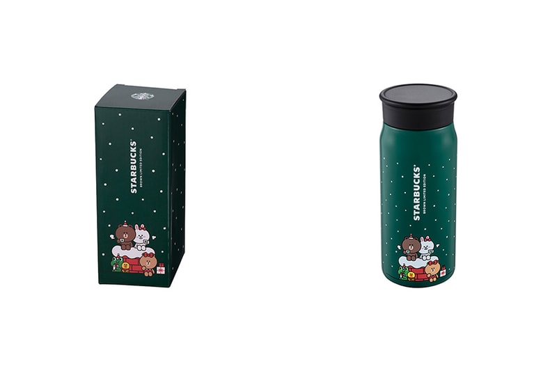 Starbucks x Line Friends 2021 Christmas Collaboration Brown Cony