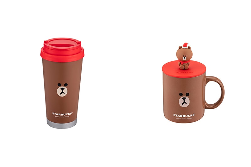 Starbucks x Line Friends 2021 Christmas Collaboration Brown Cony