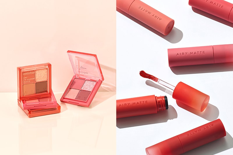 innisfree Airy Eye Shadow Palette Matte Lip stick