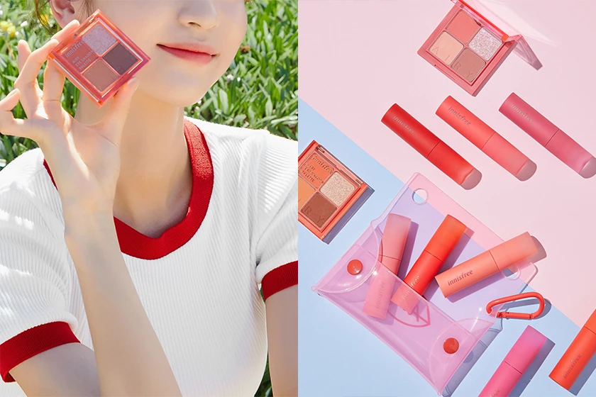 innisfree Airy Eye Shadow Palette Matte Lip stick