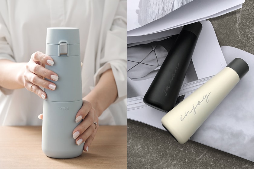Pinkoi thermos bottle MOMOCONCEPT KINTO Wasser MOSH Camel Injoy