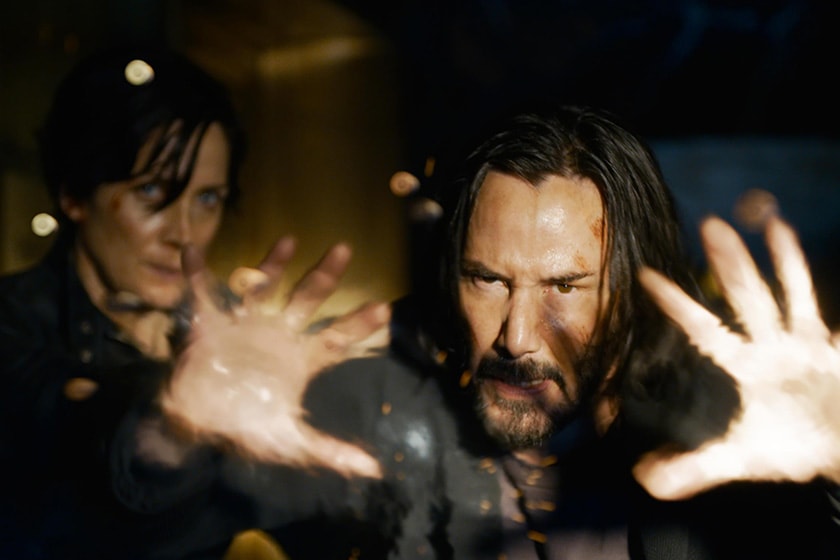 Keanu Reeves The Matrix Resurrections movie trailer