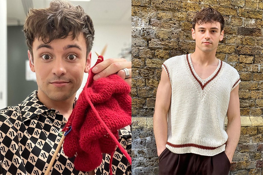 Tom Daley knitting crochet Brand Made With Love By Tom Daley
