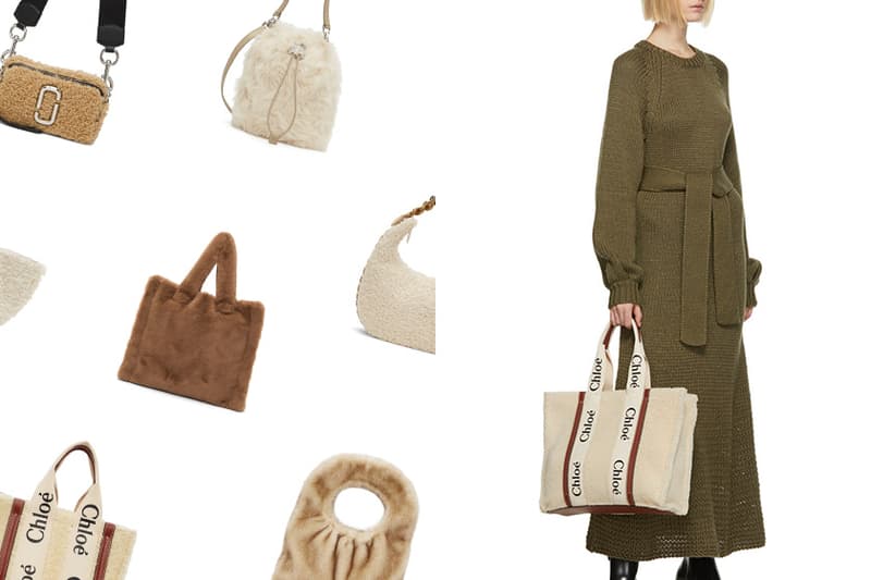 2021 winter Fleece Handbags Chloe STAND STUDIO Bottega Veneta Little Liffner