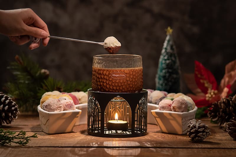 Haagen-Dazs rum salted caramel biscuit Whiskey Chocolate Waffle