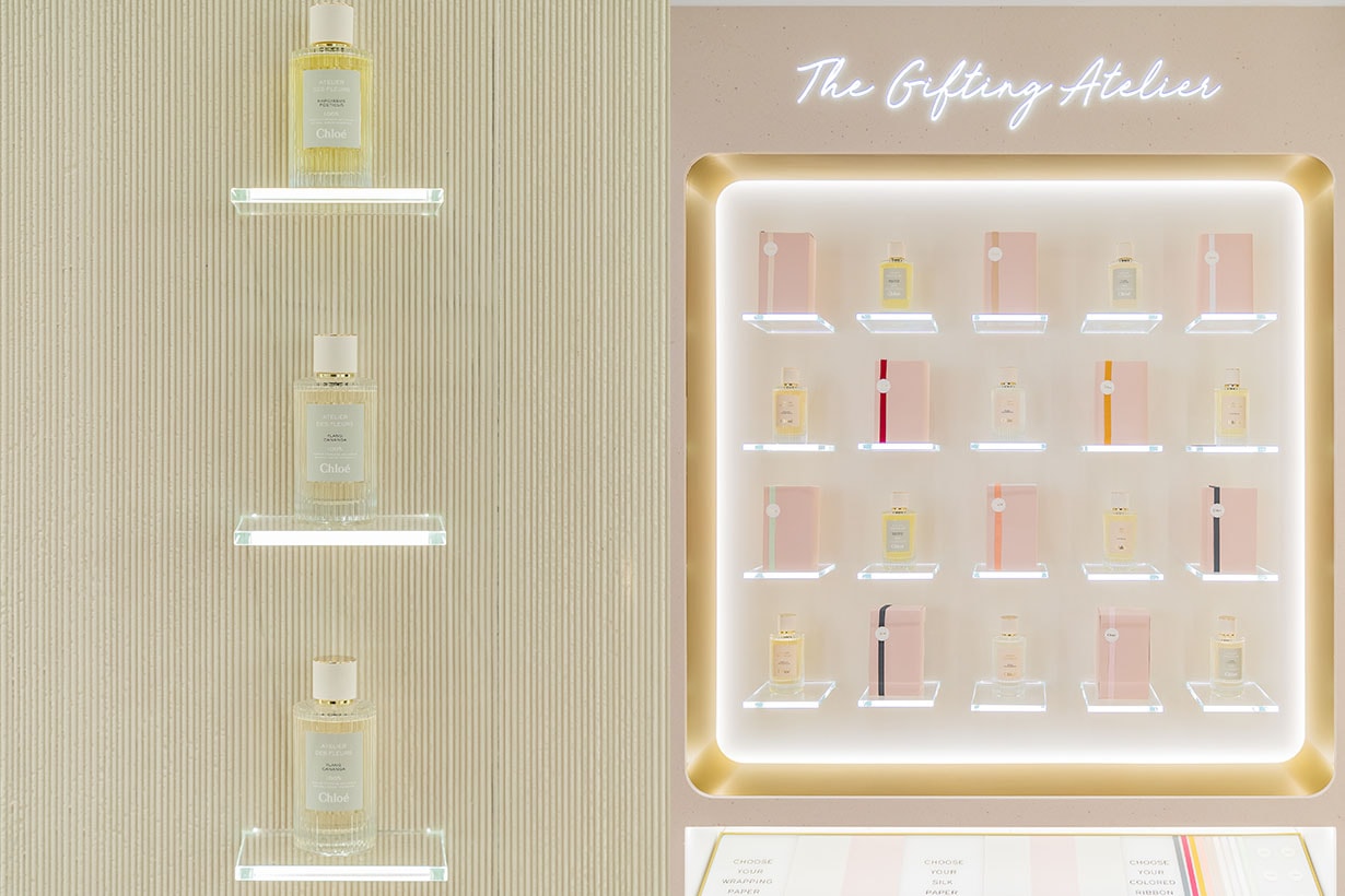 Chloe Atelier des Fleurs Store Hong Kong