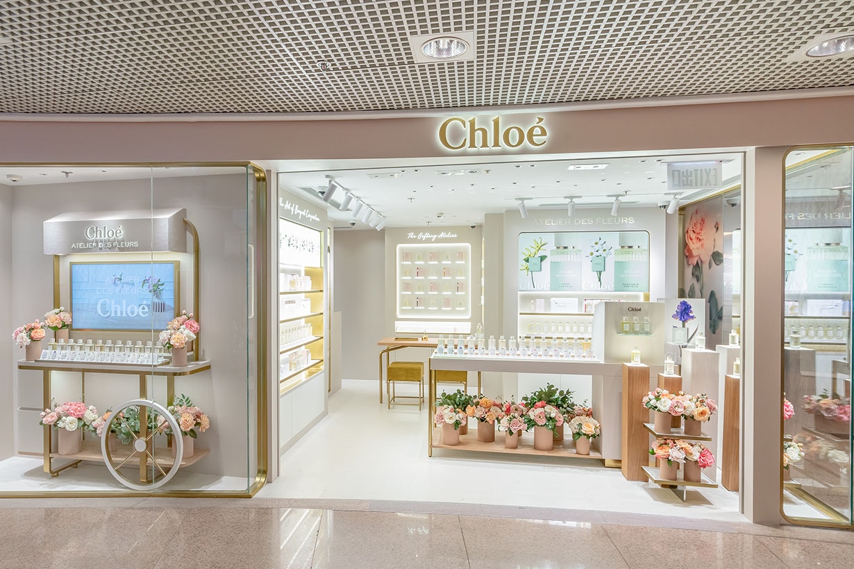 Chloe Atelier des Fleurs Store Hong Kong