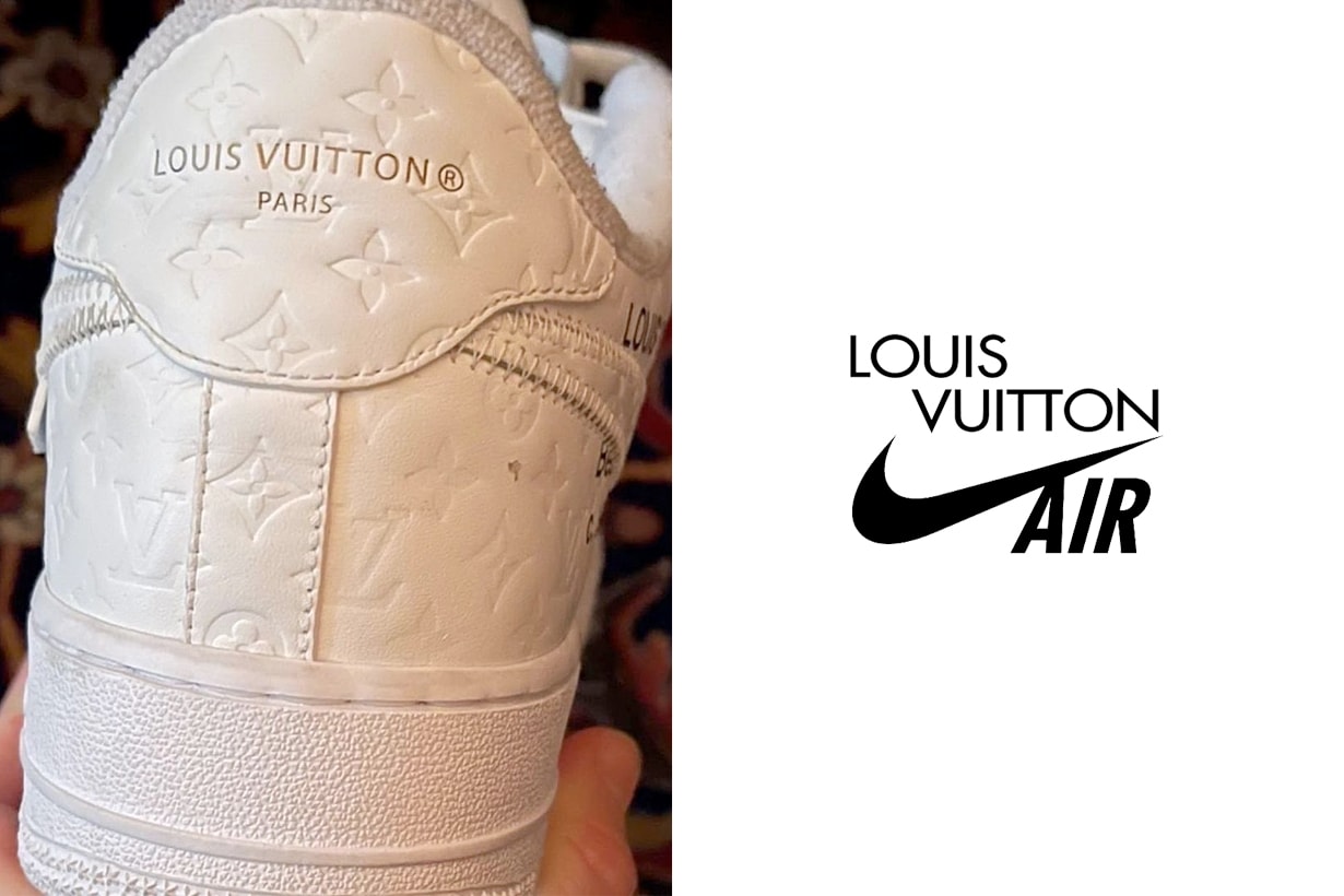 nike louis vuitton air force af 1 matthew williams reveal collab sneakers