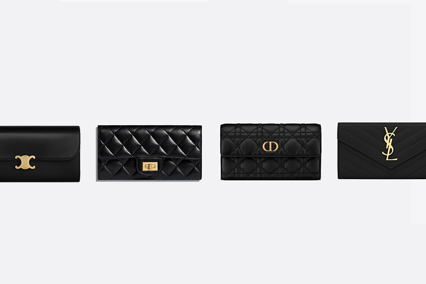 CHANEL CELINE GUCCI Saint Laurent Louis Vuitton Dior Long Flap Wallets accessories