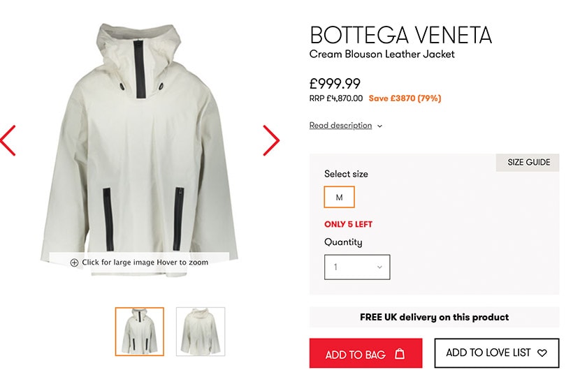 Daniel lee bottega veneta tk maxx online shopping discount