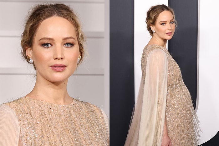 最美孕婦踏上紅毯： Jennifer Lawrence 挺著大肚子，以一襲 Dior 晚裝展現屬於母親的溫柔優雅！