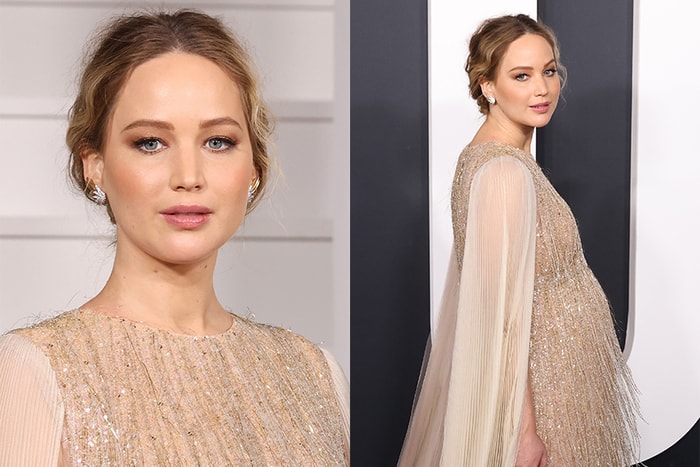 最美孕婦踏上紅毯: Jennifer Lawrence 挺著大肚子,以一襲 Dior 晚裝展現屬於母親的溫柔優雅!