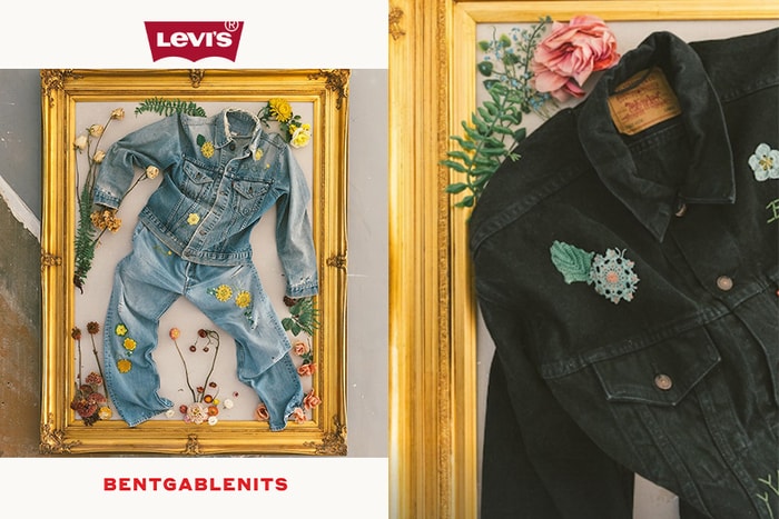 經典 501 上綻放出花朵:Levi’s X Bentgablenits 的聯名系列一推出就售罄!