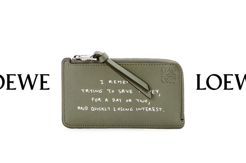 Loewe Joe Brainard Jonathan Anderson Wallet Christmas